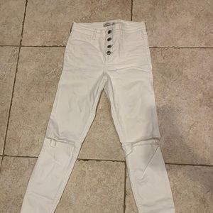 White Jeans Abercrombie Kids